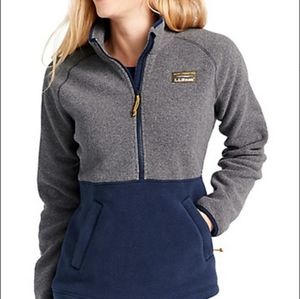 L.L Bean mountain classic fleece pullover